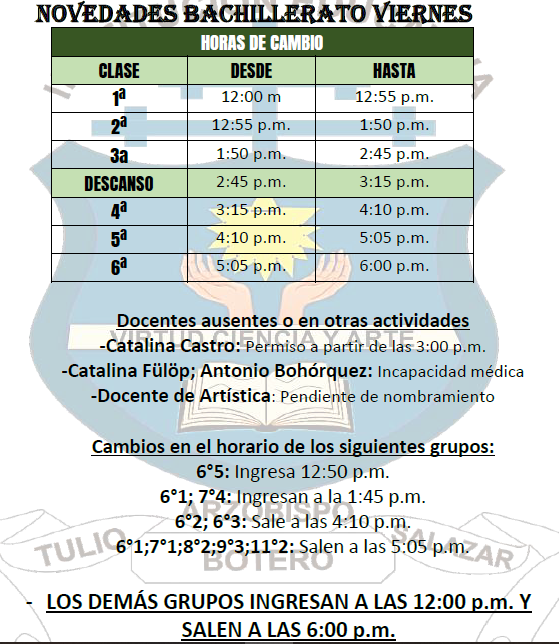 Horario